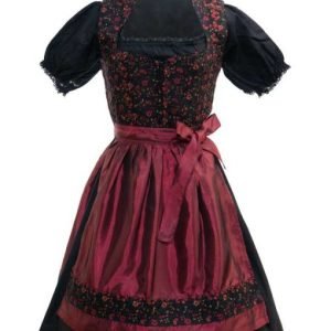 Aloisia Bavarian maroon Dirndl dress