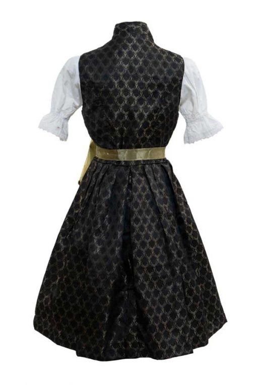 Brigitte black Bavarian Dirndl dress