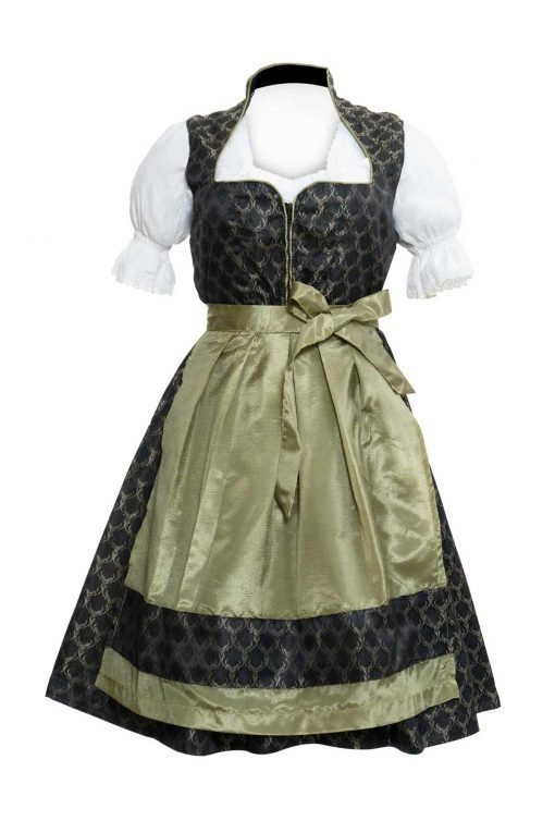 Brigitte black Bavarian Dirndl dress