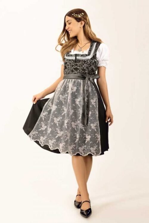 Ilse Silver Moon Night Dirndl Dress - Image 3