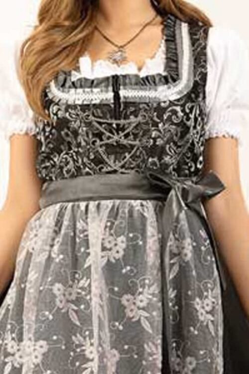 Ilse Silver Moon Night Dirndl Dress - Image 5