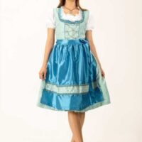 Blau Traditional Midi Dirndl Dress