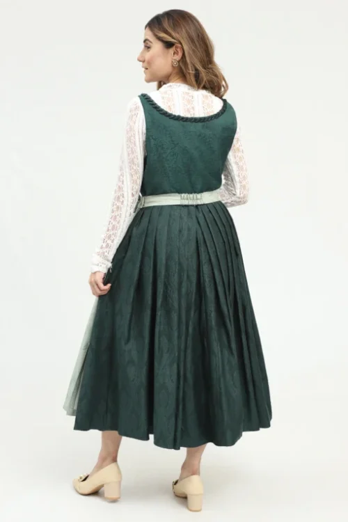 Bavarian edition green midi Dirndl dress