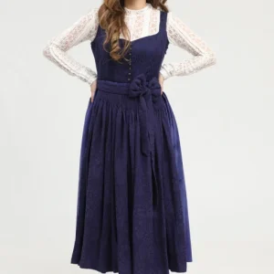 Charming blue Dirndl dress, traditional Bavarian style