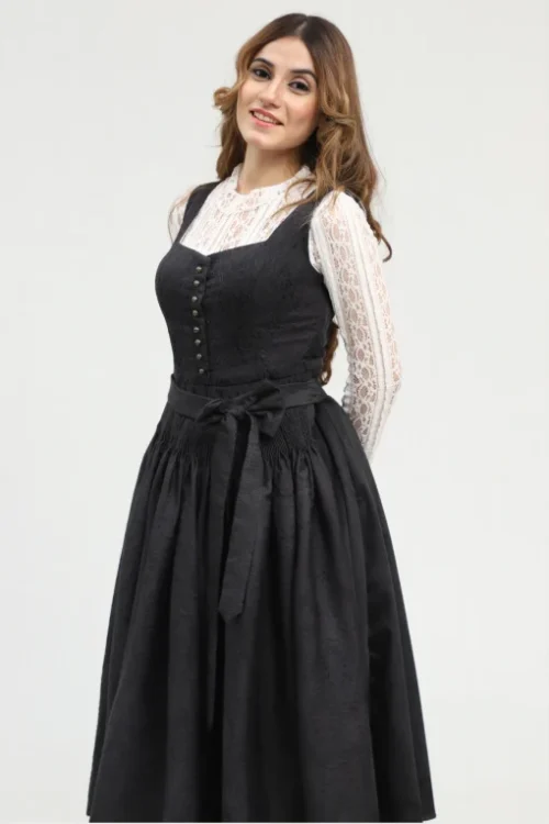 Black Dirndl dress, Timeless Delight