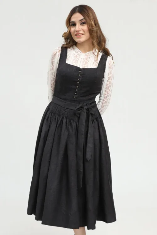 Timeless black Dirndl dress for a classic Bavarian look.