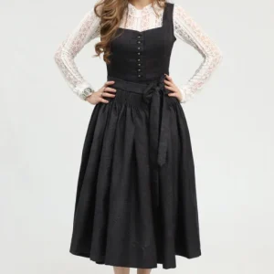 Black Dirndl dress, Timeless Delight