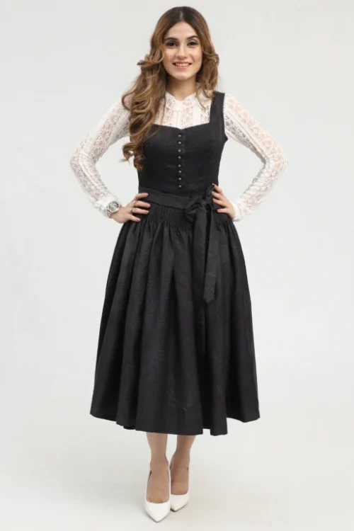 Black Dirndl dress, Timeless Delight