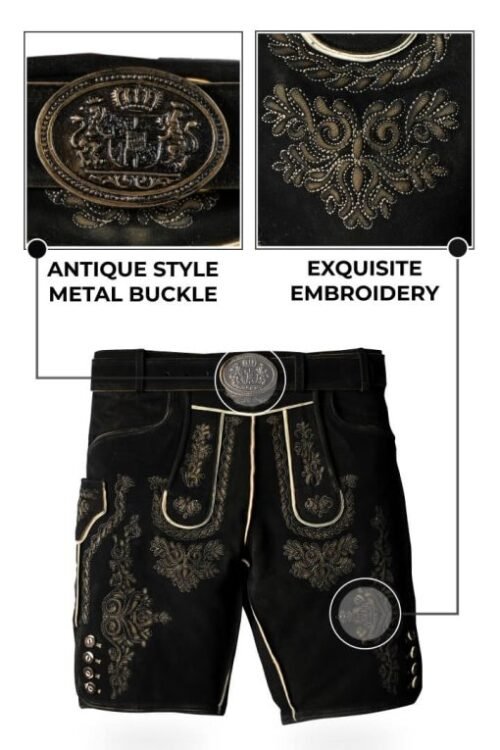 Oktoberfest Edition Chic German Lederhosen - Image 3