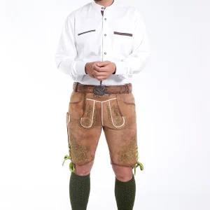 Authentic Bavarian lederhosen for men