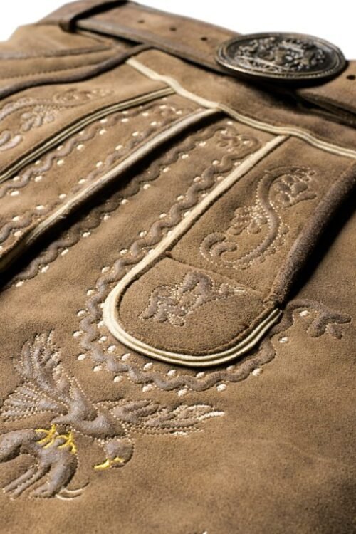 Dapper Mens Celebratory Lederhosen Attire