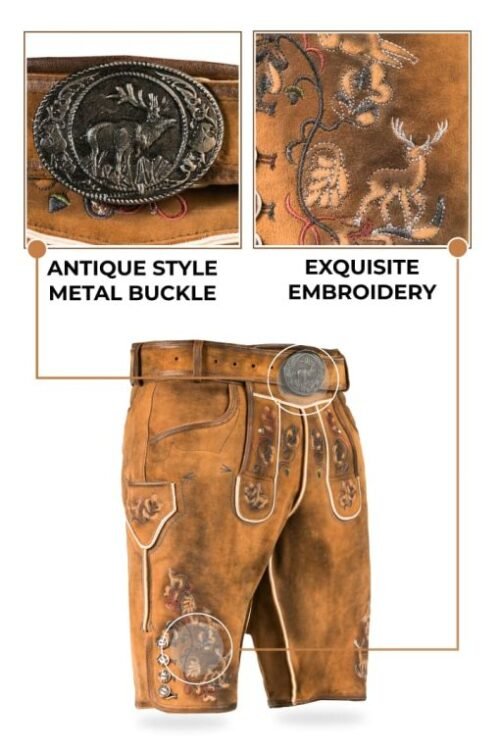 Authentic Lederhosen Bavarian Mens Attire - Image 4