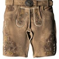 Vintage German mens fashion lederhosen