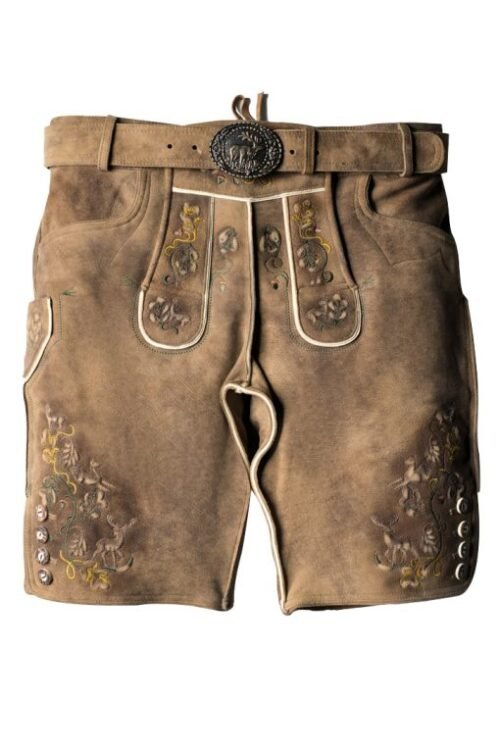 Comfortable Vintage Classic Bavarian Lederhosen