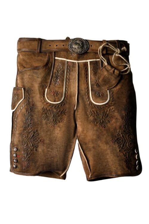 Vintage German Mens Fashion Lederhosen