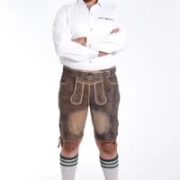 Authentic Lederhosen Men in Vintage Black