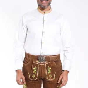 Forest brown Bavarian lederhosen