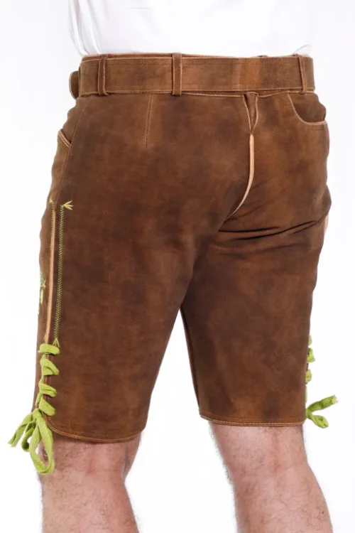 Forest brown Bavarian lederhosen