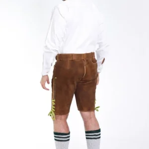 Forest brown Bavarian lederhosen