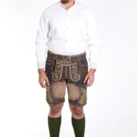 Traditional Lederhosen Men Raw Brown