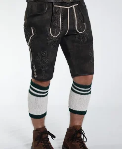 Traditional Lederhosen Men Outfit Onyx Black - Image 3