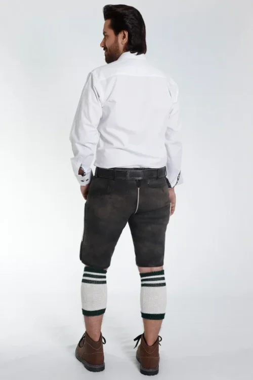 Traditional Lederhosen Men Outfit Onyx Black - Image 6