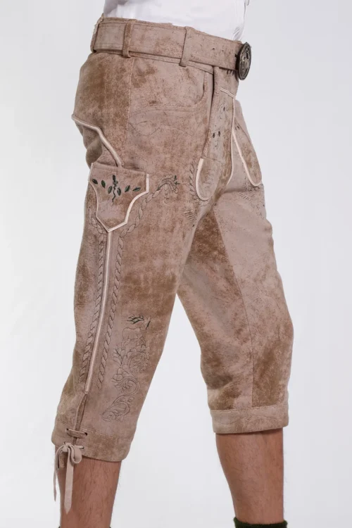 Classic Bavarian Bundhosen Vanilla Desert Hues - Image 4