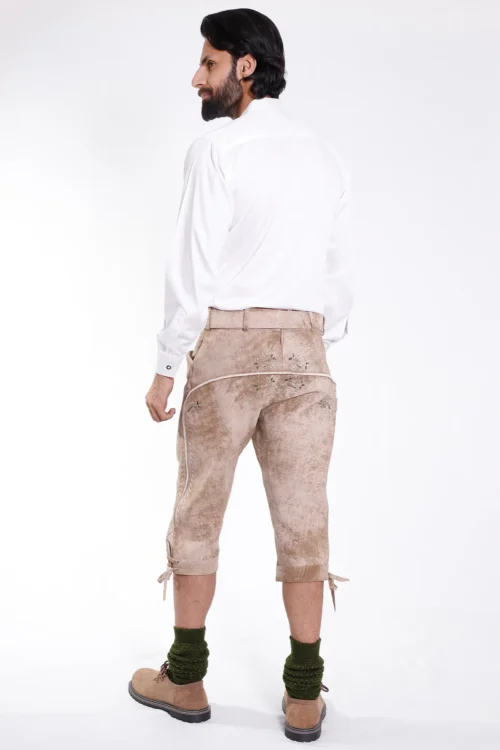 Traditional black German Bundhosen for men