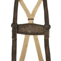 Bavarian green swagger suspenders for men
