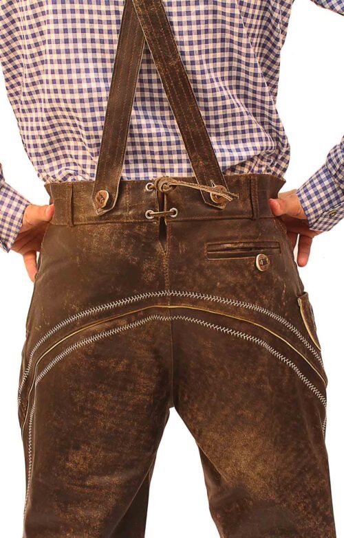 Bundhosen Knee Length Trousers Wild Brown - Image 4