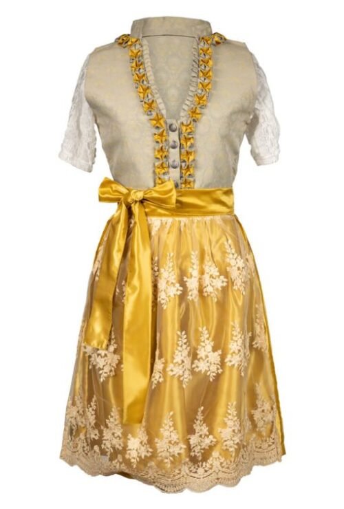 Royal Yellow Dirndl Midi Affair