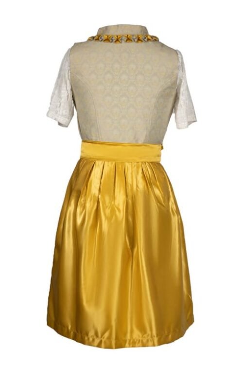 Royal Yellow Dirndl Midi Affair - Image 3