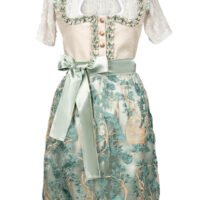 Blue Bavarian Midi Dress Oktoberfest Sensation