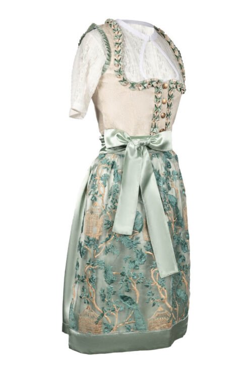 Blue Bavarian Midi Dress Oktoberfest Sensation - Image 2