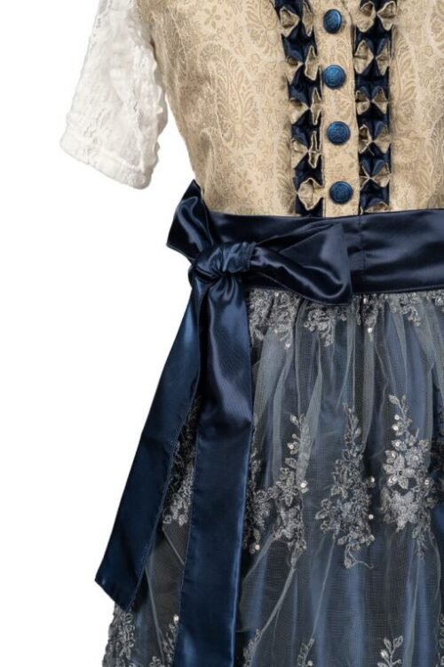 Midi Flirty Charm Blue Dirndl Allure - Image 3