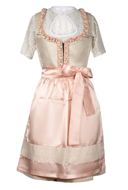 Trendy German Dirndl Dress Vogue Pink