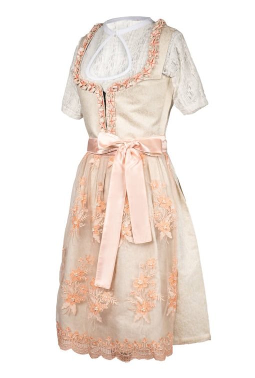 Pink Dirndl Dress Timeless Delight - Image 2