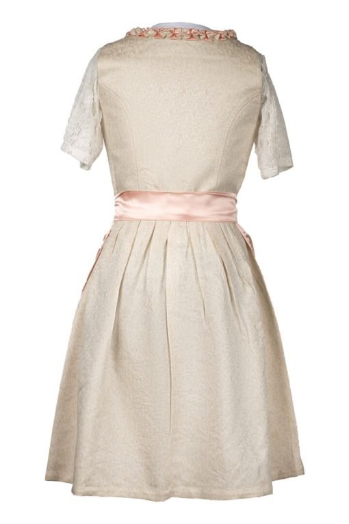 Pink Dirndl Dress Timeless Delight - Image 3