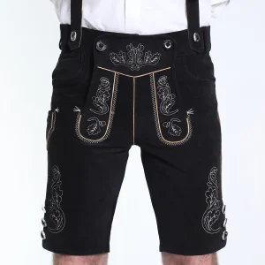 Real Shaded Brown Trachten Short Lederhosen