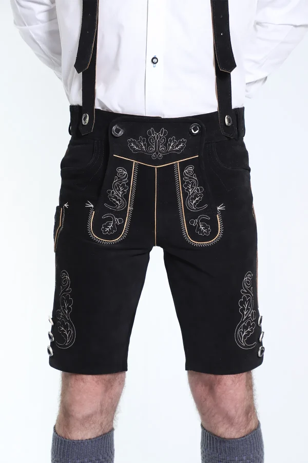 Real Shaded Brown Trachten Short Lederhosen