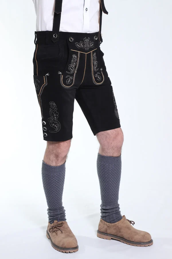 Real Shaded Brown Trachten Short Lederhosen