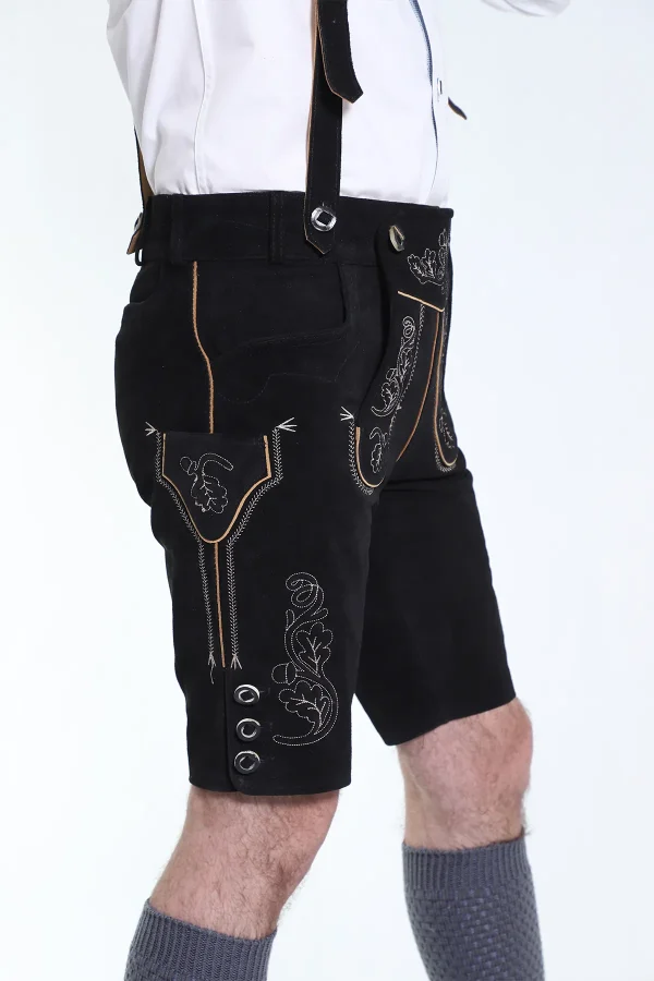 Real Shaded Brown Trachten Short Lederhosen