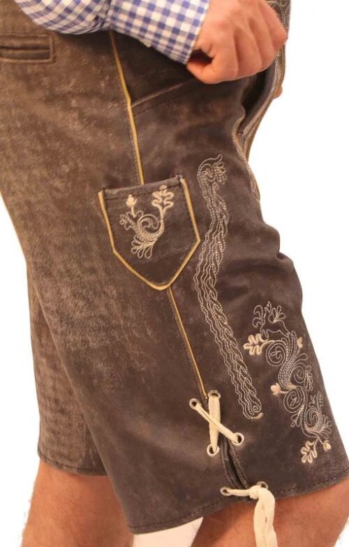 Authentic Bavarian Mens Lederhosen Attire