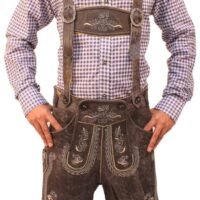 Authentic Bavarian Mens Lederhosen Attire