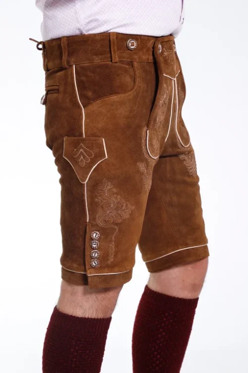 Walnut Brown Classic Lederhosen Attire
