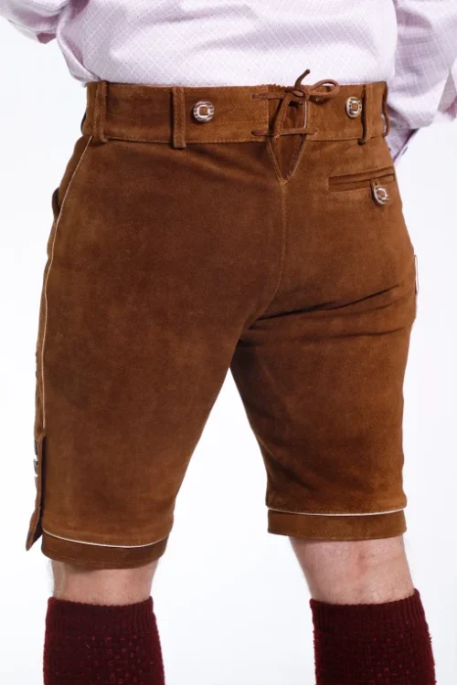 Walnut Brown Classic Lederhosen Attire