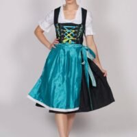 Dirndl Dress Della Blue 2 Way Flip Apron