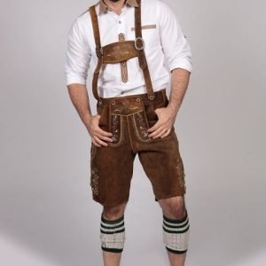 Classic Black Trachten Short Lederhosen