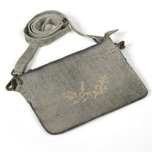 Stylish women’s Oktoberfest bag in gray with contemporary design