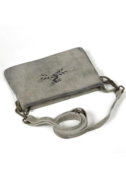 Stylish women’s Oktoberfest bag in gray with contemporary design